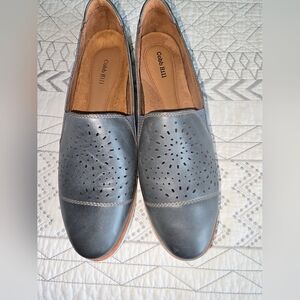 Cobb Hill by New Balance Women's Blue/Gray Leather Loafers Sz 10